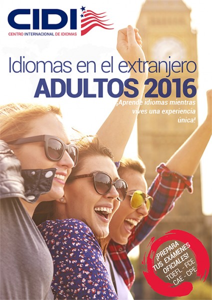 Portada catálogo CIDI adultos 2016.